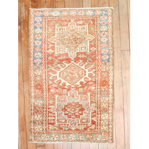 Rustic Mini Persian Heriz No. r5560