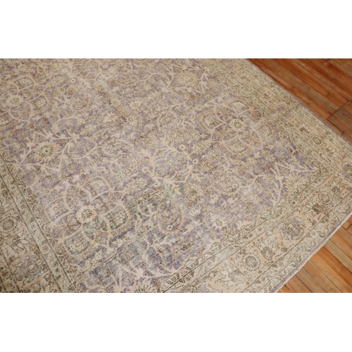 Worn  Lavender Turkish Rug No. r5582