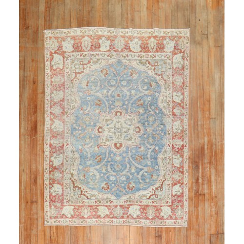 Blue Formal Persian Tabriz Rug No. r5602