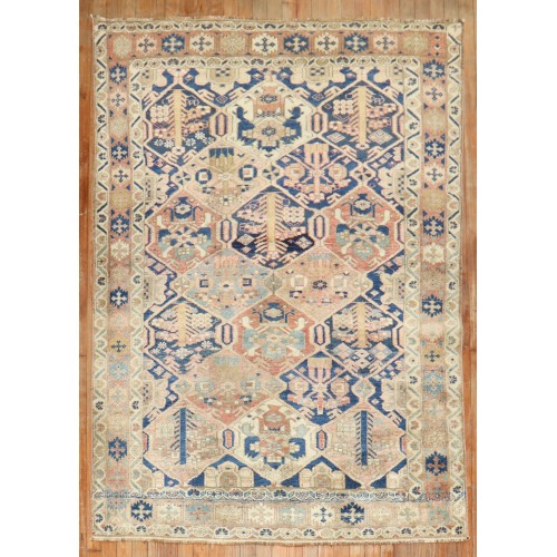 Rustic Persian Bakhtiari Rug No. r5607