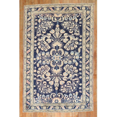 Navy Persian Accent Rug No. r5609