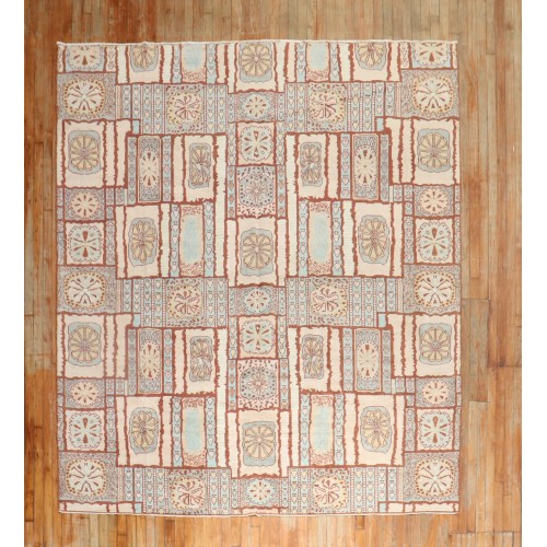 North African European Influenced Deco Carpet No. r5628