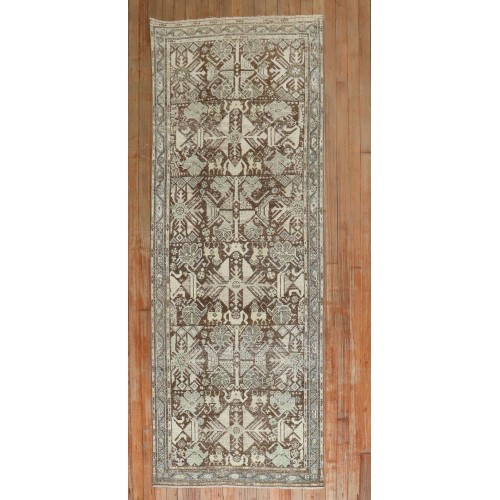 Brown Persian Kurd Runner No. r5645