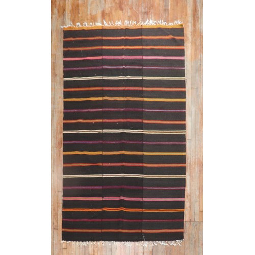 Striped Turkish Kilim No. r5652