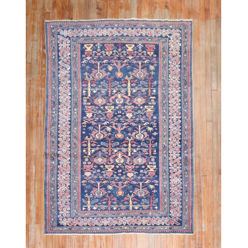 Navy Caucasian Rug No. r5692