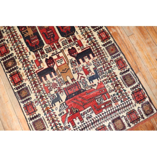 Persian Balouch Pictorial Rug No. r5693