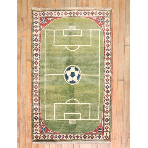 Soccer Field Pishawar Rug No. r5713