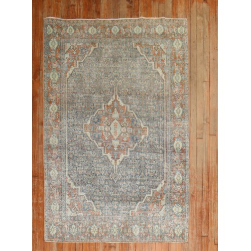 Worn Persian Senneh Antique Rug No. r5718