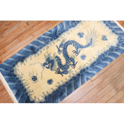 Vintage Dragon Chinese Rug No. r5722