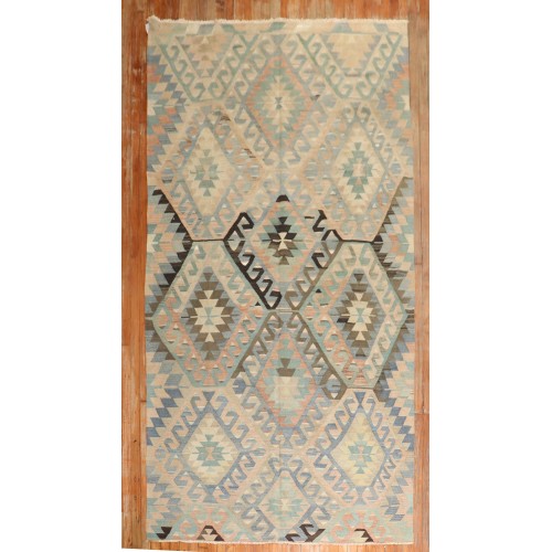 Earth Tone Turkish Kilim No. r5727