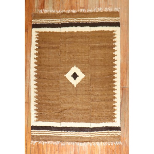 Brown Mohair Rug No. r5731