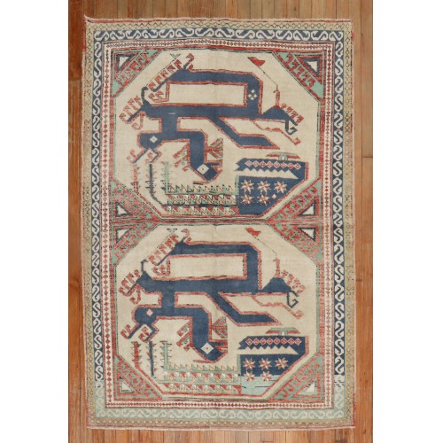 Turkish Snake Anatolian Rug No. r5744