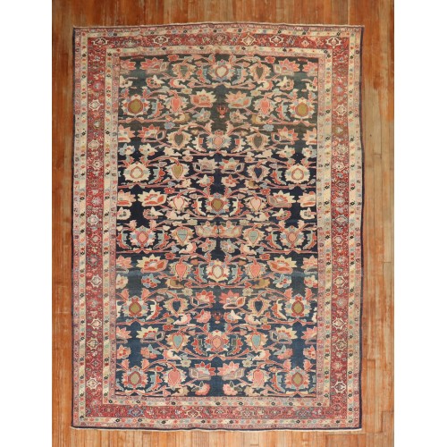 Navy Antique Persian Sultanabad Rug No. r5777