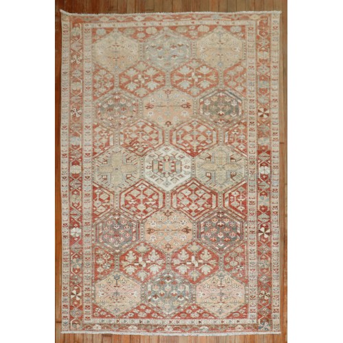 Garden Persian Bakhtiari Accent Rug No. r5796