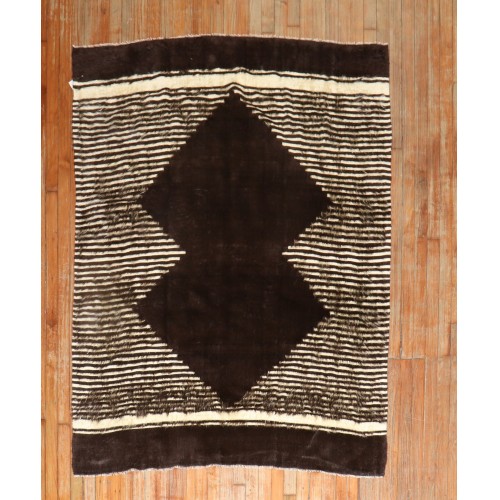 Vintage Turkish Mohair Rug No. r5803