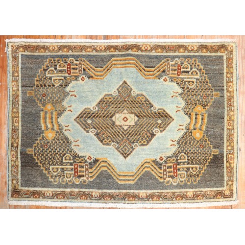 Antique Eclectic Senneh Scatter Rug No. r5824