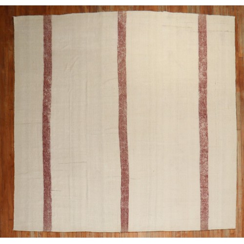 Square Turkish Kilim  No. r5883