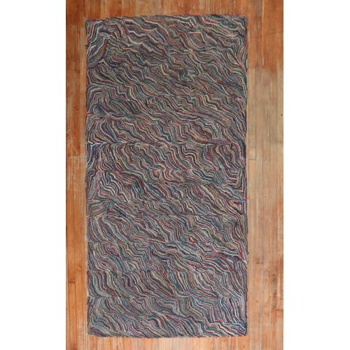 American Hooked Rug No. r5886