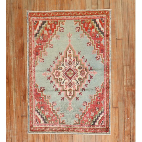 Vintage Turkish Oushak Rug No. r5888