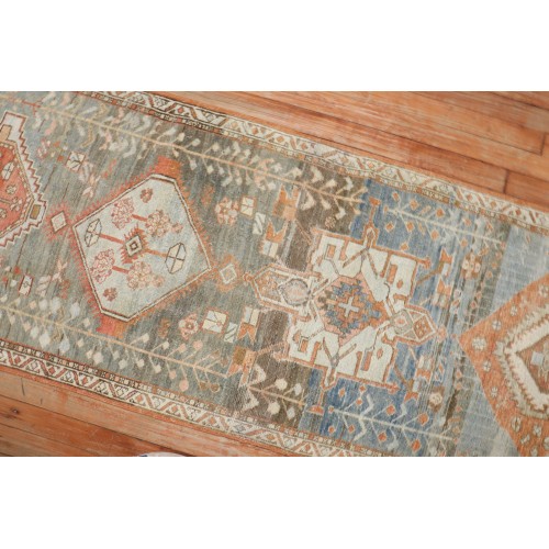 Narrow Persian Heriz Runner No. r5925