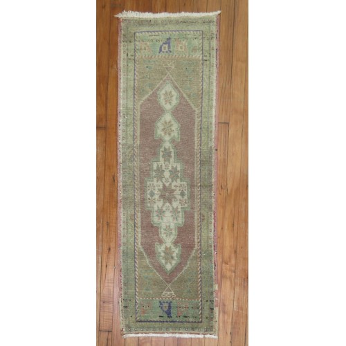 Lavender Turkish Mini Rug No. y1526