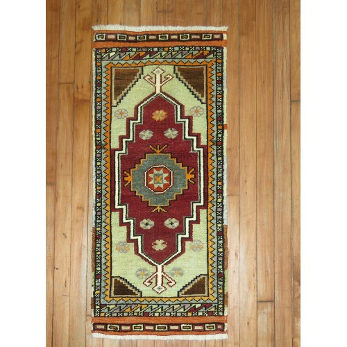 Red Vintage Turkish Mat No. y1593