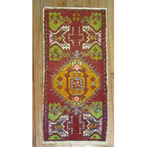 Vintage Turkish Rug Mat No. y1631