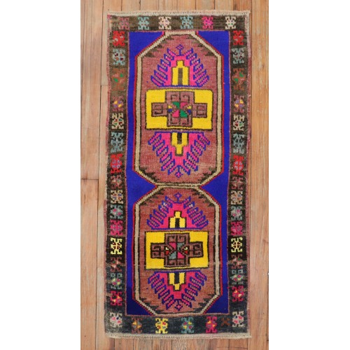 Boho Mini Turkish Rug No. y1823