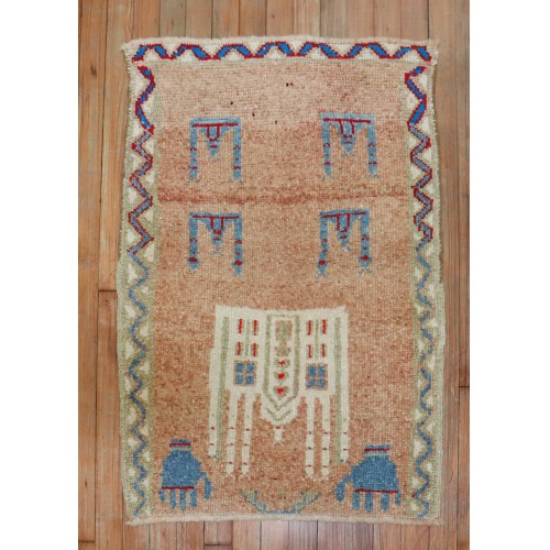 Peach Anatolian Turkish Rug No. y1843