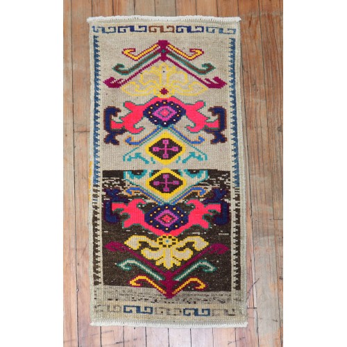 Vintage Anatolian Mini Rug No. y1907