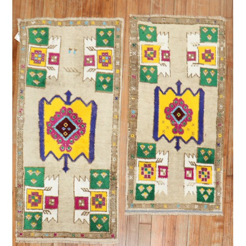 Pair Of Funk Turkish Rugs No. y1918